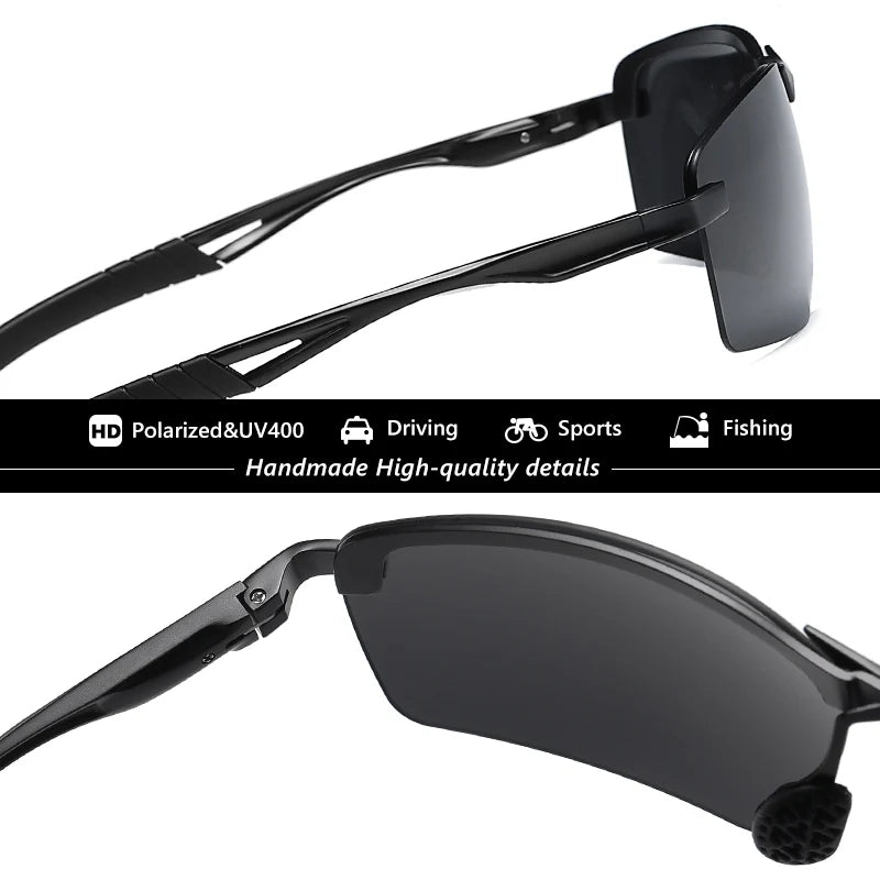 CoolPandas Top Quality Square Polarized Sunglasses Men Driving Glasses Women Sport Eyewear UV400 Protection zonnebril heren
