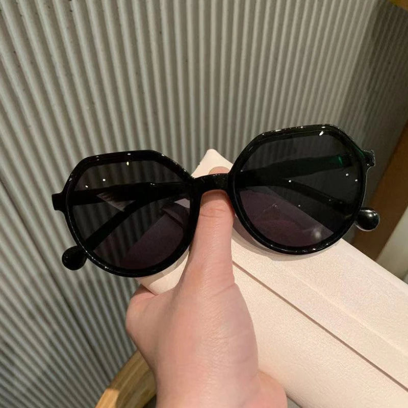 Sunglasses Women Geometry Shape Frame Fashion Glasses Vintage Big Sunshades Shades For Zonnebril Feminino