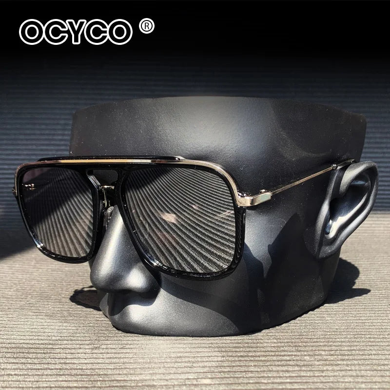Vintage Sunglasses For Men Retro Anti Glare Driving Sun Glasses Male Fashion Square Shades UV400 Zonnebril Heren