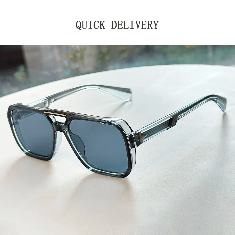 Outdoor Sunglasses Vintage Steampunk Sunglass Oculos Square Sunglasses For Men Vacation Glasses Lentes Gafas Lunette Zonnebril