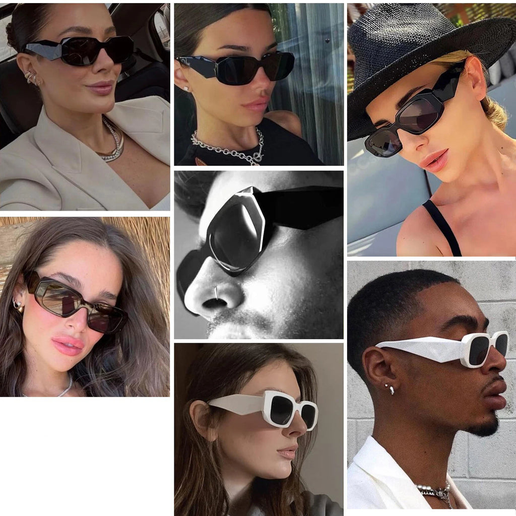 CRIXALIS Rcetangle Polarized Sunglasses Women 2024 Fashion Luxury Brand Sun Glasses Female Retro Shades UV400 zonnebril dames