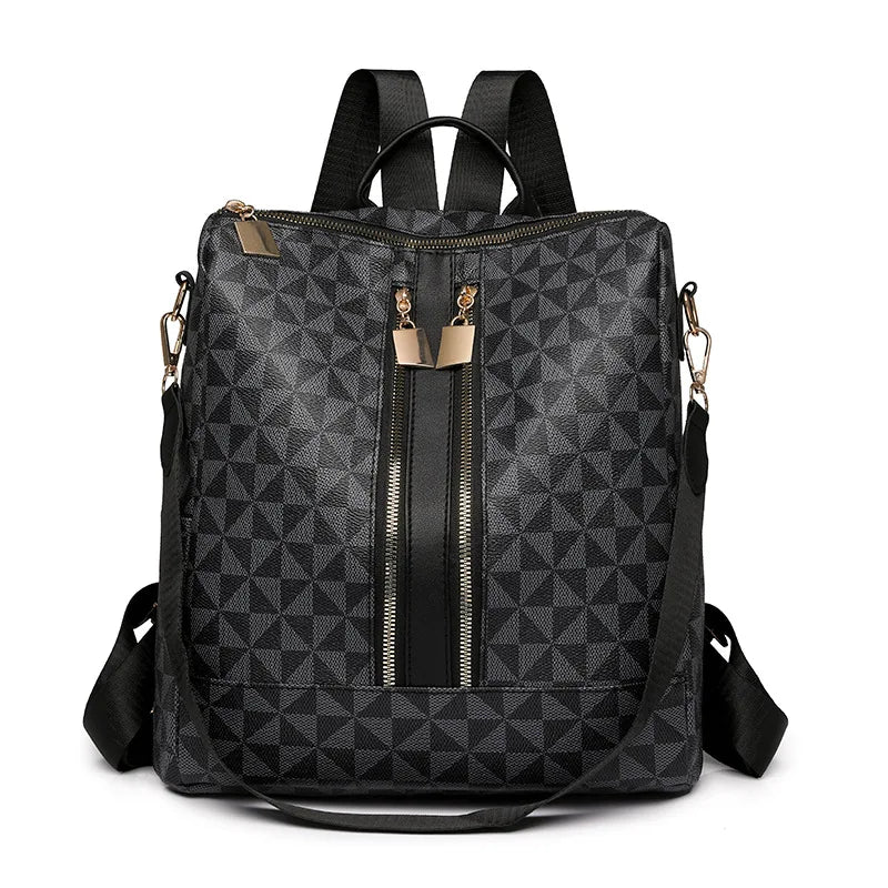 New 2026 large-capacity backpack, trendy European and American style shoulder bag, mother-daughter backpack, casual travel bag